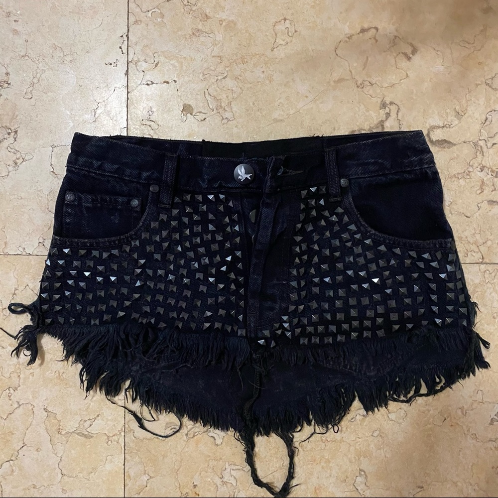 One teaspoon studded skirt
